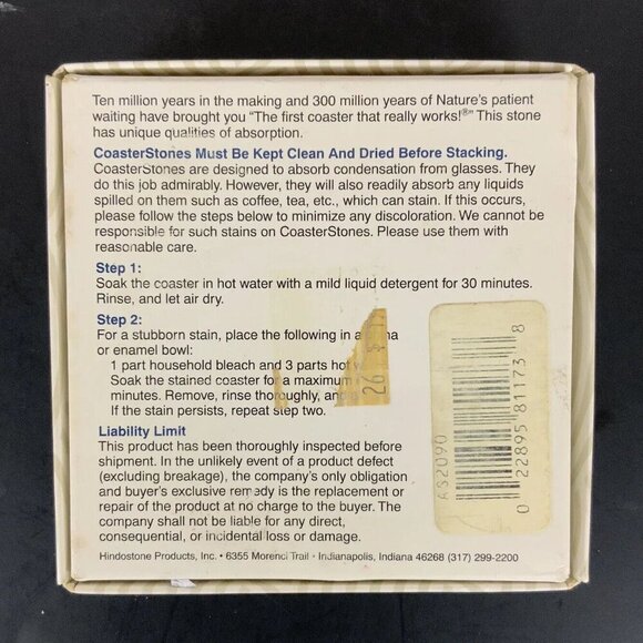 Assorted Set Of 4 CoasterStone Round Golf-Themed Coasters With Cork Backing - Picture 5 of 5